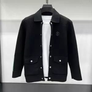 남자 캐주얼 가을 니트 카디건 버튼 칼라 기본 칼라넥 포켓 원픽3