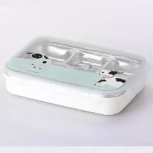 스테인레스 이중 구조 밀폐 식판 병원용 혼밥 배식용기 급식판 단체급식