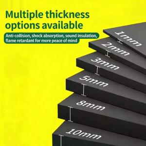 폼 시트 고밀도 흑백 스펀지 패드 라이닝 보드 충격 방지 방음