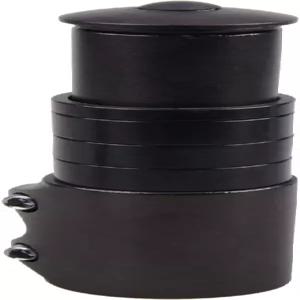 Azarxis 바이크 포크 스템 자전거 익스텐더 핸들바 라이저 어댑터 알루미늄 합금 헤드업 1-1/8인치 28.6mm