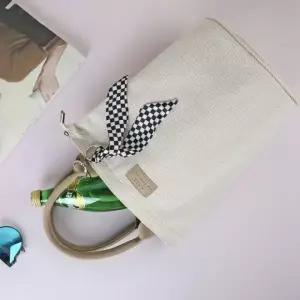 보온 보냉 다용도 패브릭 런치백 소풍 나들이 도시락 토트백 캠핑보냉가방