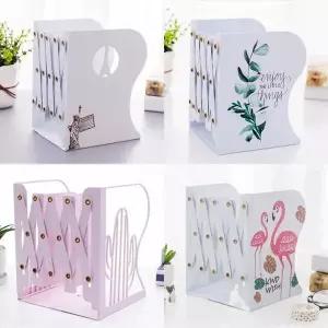 [하프클럽/셀러허브]자바라책꽂이 철재 책상 서랍 길이조절 정리함 홍학 선