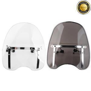 범용 오토바이 앞유리 윈드 스크린 22-25mm 핸들 바 장착 라이딩 액세서리