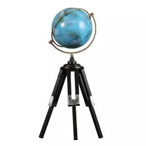 과학실 레트로 소품 장식 소형 지구본 엔틱 망원경 삼각대 장식품