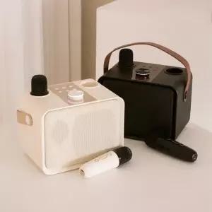 JSM 디큐브 듀얼 마이크 가정용 휴대용 캠핑 펜션 홈파티 노래방기계 무선 블루투스 슈퍼큐브 777