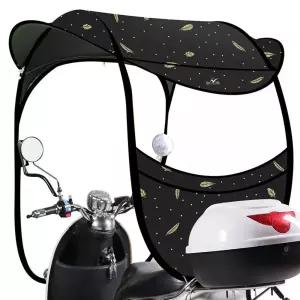 오토바이 지붕 스쿠터 캐노피 덮개 차양막 방수 우산 배달 A