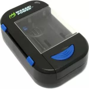 와사비 파워 범용 카메라 배터리 충전기 (AA AAA 캐논 콘투어 후지필름 JVC 라이카 니콘 올림푸스 파나소닉