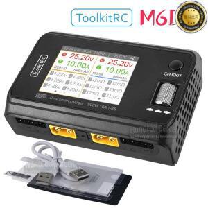 ToolkitRC M6D V3 충전기 블랙 DC 500W 지능형 듀얼 채널 1S 2S 3S 4S 5S 6S 장난감 모델 자동차 리튬 배터