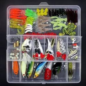 프로앵글러 루어낚시 미끼세트 메탈스푼 웜베이트 (14332314A)