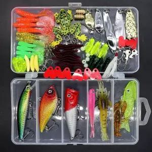 프로앵글러 루어낚시 미끼세트 포퍼 웜 프로그 스푼 (14332313A)