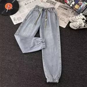 남친 빈티지 봄 가을 배기청바지 배기핏 청바지 작은 통 배기바지 워싱 할아버지 무바지 admr3