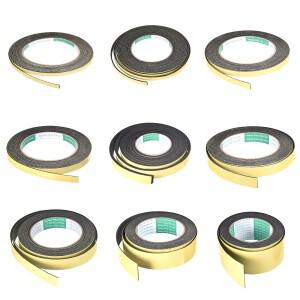 1-5mm 두꺼운  폼 스폰지 고무 스트립 단면 접착 방음 충돌 방지 창문 씰 웨더