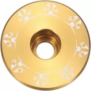 하핑턴 자전거 헤드셋 스템 탑 캡 알루미늄 합금 사이클링 커버 도로 자전거용 눈송이 패턴