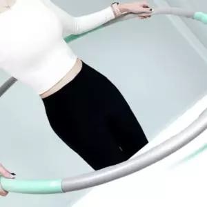 [원이안전] 훌라후프 전신운동 조립식 뱃살 쿠션 무소음 지압 소프트형 실내훌라후프 1.2KG (본품)
