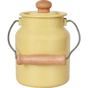 목식당 샤오칭 밀크 칼라 수납통 라인 티포트 여름 에나멜 물통 법랑