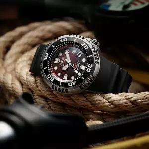 시티즌 프로마스터 마린 다이버 아날로그 손목시계 에코 드라이브 BN1024-01Z