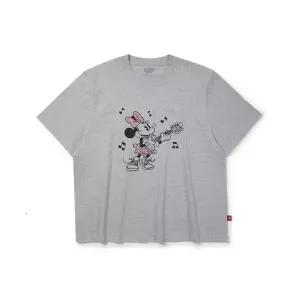 디스커스애슬레틱 DISCUS ATHLETIC 2025 PENTAPORT 미니 마우스 티셔츠 멜란지 그레이 4