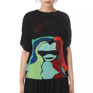 네온프린트 이세이티셔츠 MM06BL706HJY