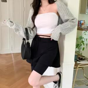 [다잇템]여자 스포티 스트랩 쫄바지 큐롯팬츠 치마바지 (11147061A)