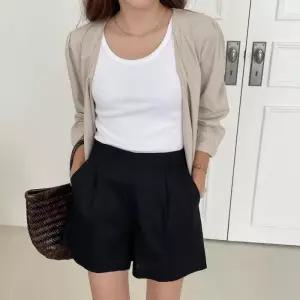 [다잇템]여자 FW 핫팬츠 3부 백밴딩 팬츠 SS 반바지 (10958905A)