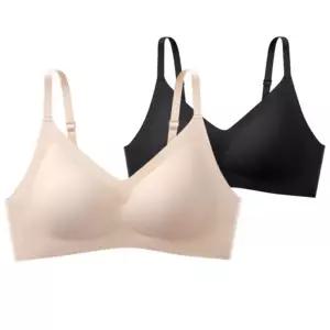 카미노아이  태국 몰드 속옷/브래지어 속옷 여성/언더웨어 어깨끈조정가능/심리스 소프트 스트랩