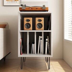 레코드판 보관합 진열장 카페 정리 협탁 선반 레코드 엘피 아크릴