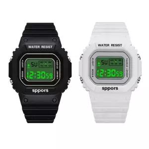 우레탄 전자 디지털 손목 시계
