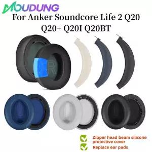 모둔 교체용 이어패드 메쉬/아이스 젤/가죽 이어 쿠션 앵커 사운드코어 라이프 Q20 Q20 Q20I Q20BT 헤드셋
