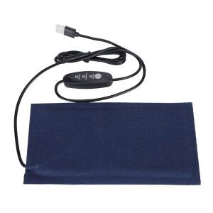 티이 파충류 온열 패드, 탱크 히터 아래 반려동물 테라리움 매트 USB 조절 가능한 온도 작은 동물 거북 도마뱀 뱀 은둔 게 거북이 양서류 개구리(작은)