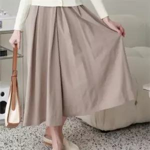 [다잇템]여성 와이드팬츠 큐롯팬츠 플리츠 큐롯팬츠 (9734805A)