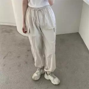 [다잇템]여자 나일론 그런지 카고바지 캐쥬얼 조거팬츠 (9732068A)