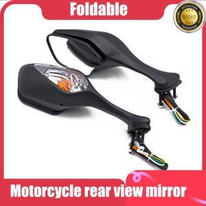 1쌍 오토바이 백미러 LED 턴 시그널 사이드 블랙 2008-2013 혼다 CBR1000RR CBR VFR1200