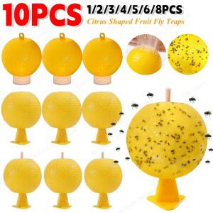 바닥트랩 과일 파리 트랩 포수 끈적 끈적한 모기 버그 감귤류 Hoverfly Gnat 노란색 접착 플렉스 보드