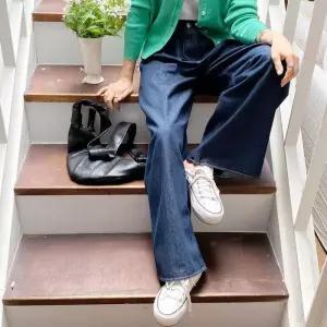 [다잇템]여자 FW 논스판 큐롯팬츠 통넓은청바지 데님 (10941084A)