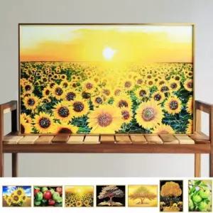 고급 인테리어 액자 해바라기 그림 돈나무 집들이선물