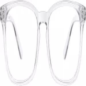 TIJN 블루 라이트 차단 안경 여성용 투명 프레임 스퀘어 너드 안티 레이 컴퓨터 스크린