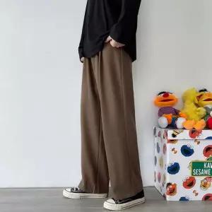 남자 사계절 찰랑 편안한 와이드 슬랙스