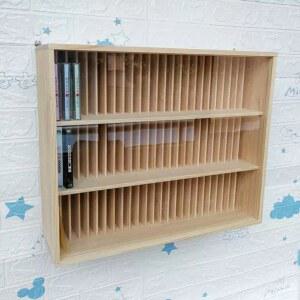 원목 카세트 랙 우드 수납함 레코드 테이프 보관함 멀티