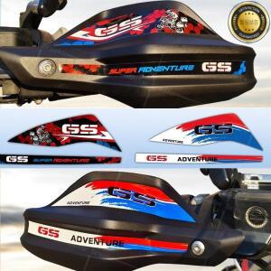 R1200GS ADV R 어드벤처 F650750850GS F900XR 트리플 블랙 용 오토바이 핸드 가드 쉴드 스티커 데칼