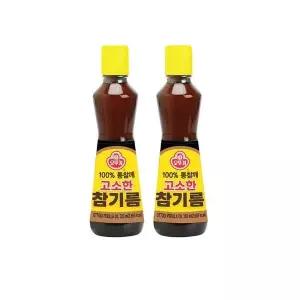[셀러허브]오뚜기 고소한 참기름 320ml 2개 (S46780089)