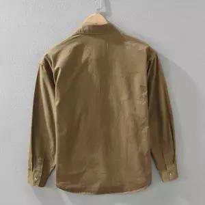 호크아이 남자 빈티지 캐주얼 셔츠 코디 솔리드 카고 데일리룩 루즈핏 긴팔 상의 KUK5