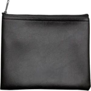 카디널 백 용품 다용도 지퍼백 재사용 가능 여행용 파우치 가벼운 메이크업 정리함 11 x 6 인치 (블랙)