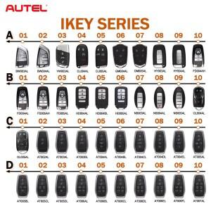 AUTEL IKEYBW0034AL HD00405BL NS00405AL HY00304AL AT003BL04CL MaxiIM KM100 IM508 프로그래머용 범용 원
