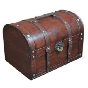 나무 상자 증명 수납 빈티지 자물쇠 소장 앤티크 박스