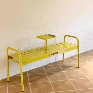 야외철제의자 야외의자 루프탑 옥상 펜션 카페 편의점 야외벤치