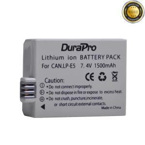 캐논 EOS 반란군 XS T1i 1000D 500D450D L10용 DuraPro 1500mAh LP-E5 배터리