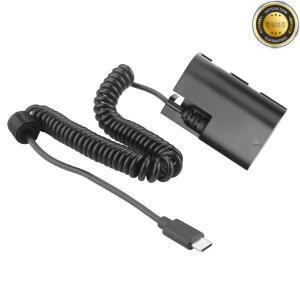 Type-C PD 전원 어댑터 코일 케이블 LP-E6 Canon EOS R 90D 5DS Mark II 용 더미 배터리