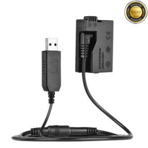 DR-E8 더미 배터리 DC 보조베터리 USB 어댑터 케이블 LP-E8 교체 캐논 EOS 550D 600D DSLR 카메라용