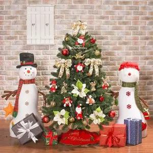 [하프클럽/셀러허브]120cm 노엘인형 전나무 트리풀세트 완제트리