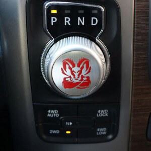 고데라 기어 변속 스위치 노브 커버 알루미늄 다이얼 시프터 트림 플레이트 1500/2500, 300/200 (RM)